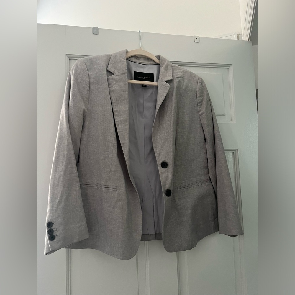 Gray blazer